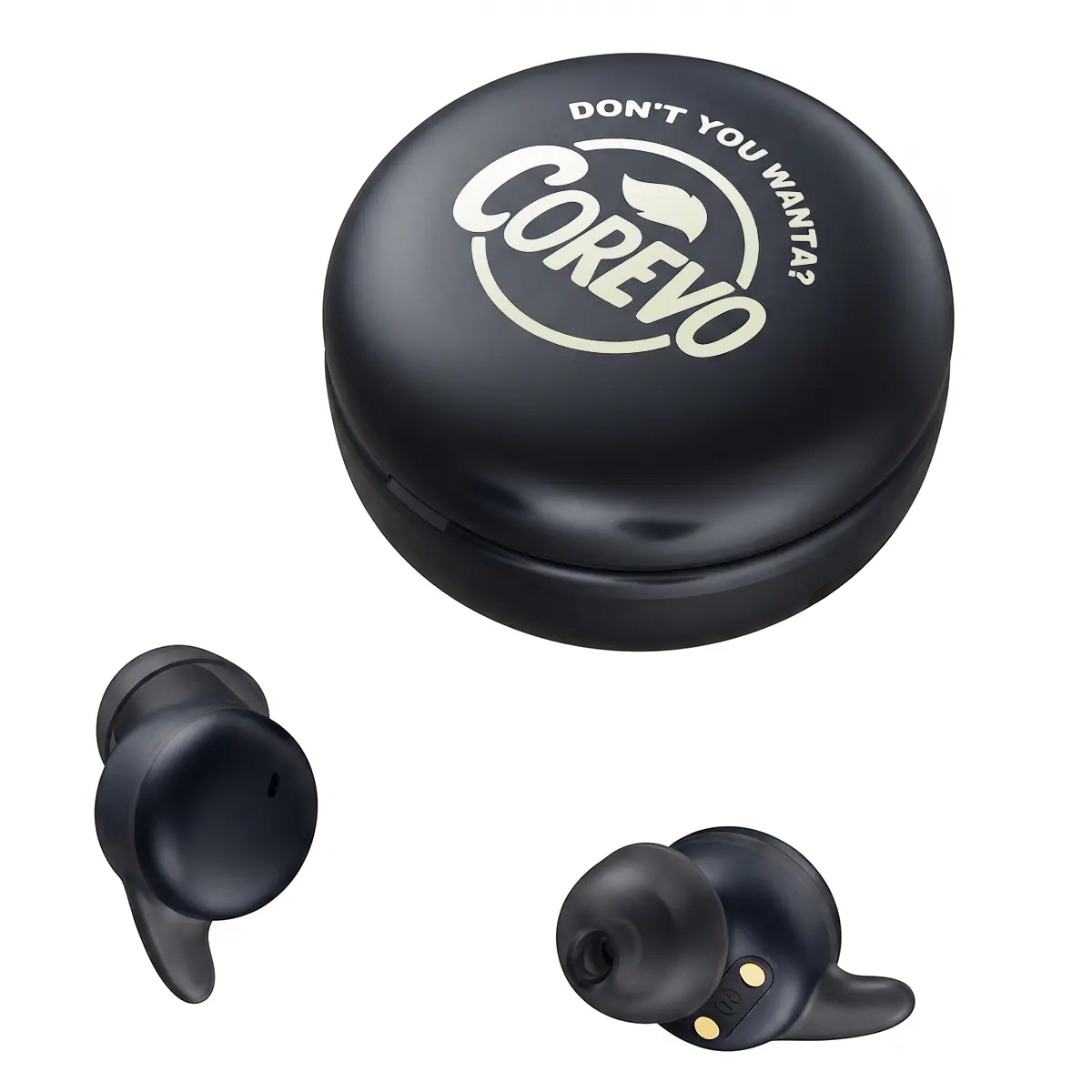 Unisex Reusable Silicone Invisible Ear Plugs - 50dB Canceling Hearing Protection, Multi-Size Reusable Tips, Portable Case, True Wireless Bluetooth 5.4, IPX6 Rated Audio Accessory for Side Sleepers, Travel