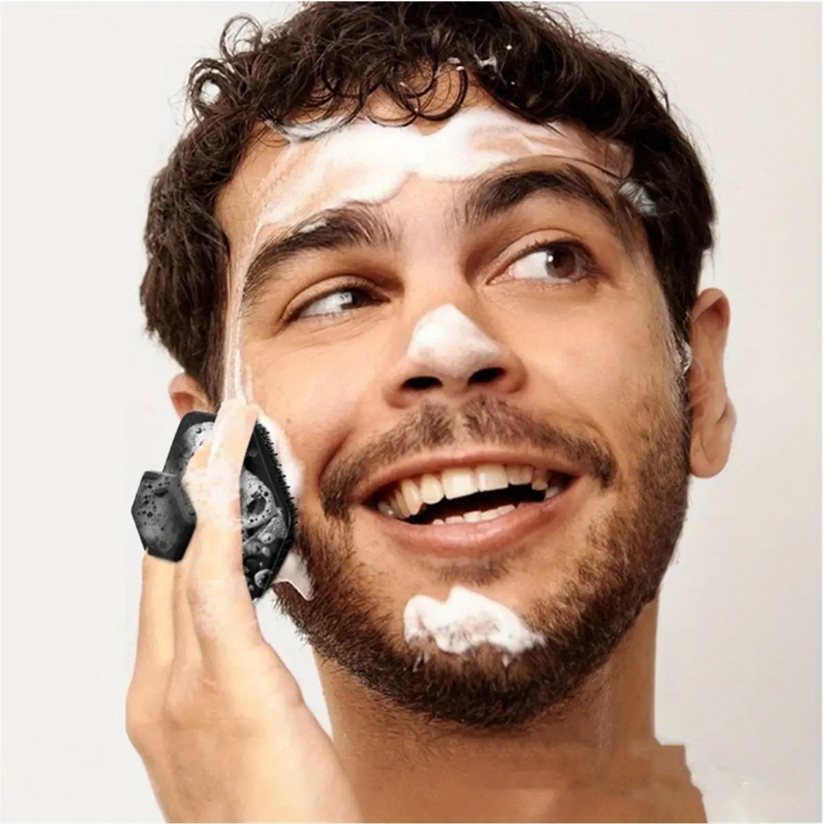 Silicone Face Scrubber Brush for Men, Gentle Exfoliation and Skincare Comfort, Ideal for Skin Repair and Body Care, Christmas Gift for Men or Dad