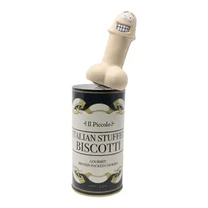 Fun Delivery Popping Pecker Surprise Snake Can Prank Gag Gift for April Fools White Elephant Parties Il Piccolo Italian Stuffed Biscotti