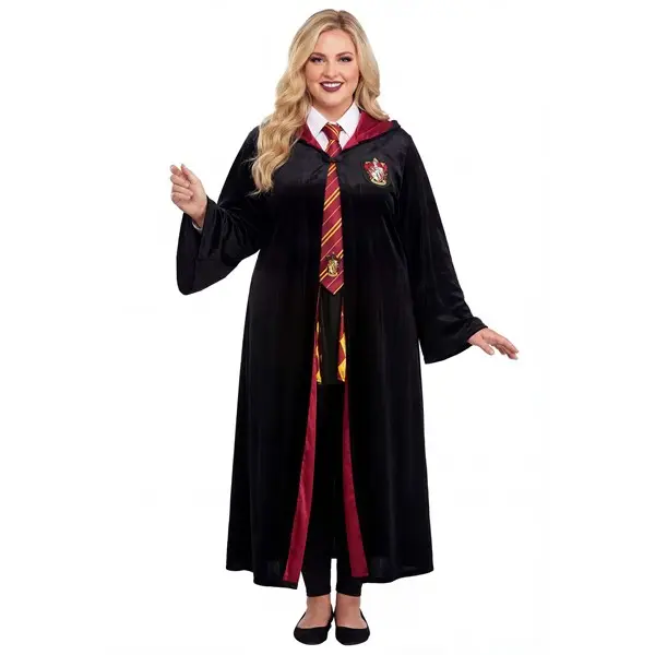 Plus Size Harry Potter Hermoine Deluxe Gryffindor Robe