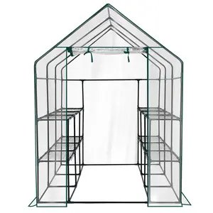 UBesGoo 56"x56"x77" Walk In Hobby Greenhouse - Perfect for Gardening and Planting Outdoor