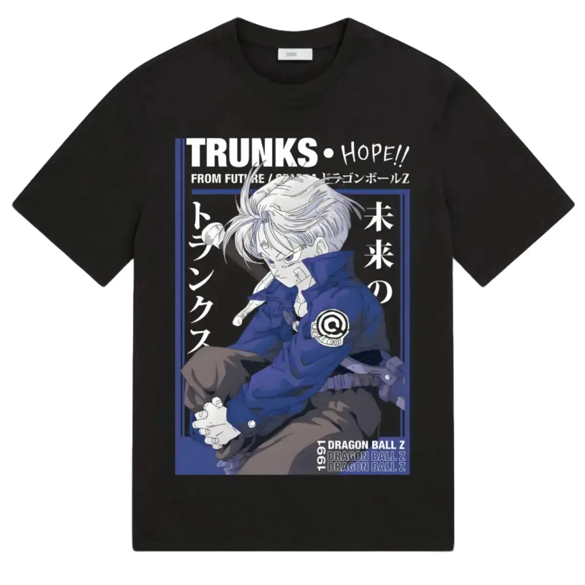 [KM 100%cotton]Future Trunks Anime T-shirt & Sweatshirt, Dragon Ball Graphic Tee, Vintage Oversized Unisex Streetwear, Manga Gift for Him Her men's t shirts cotton tee shirt invincible shirt siah t shirt streetwear Outfit Menswear