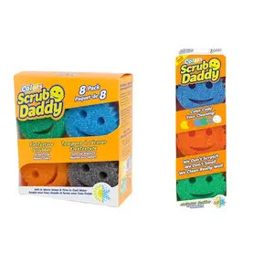 Daddy Sponges 11 Pack - Scratch Free Multipurpose Kitchen Sponges - Stain & Odor Resistant Cleaning Tools - House Cleaning Supplies