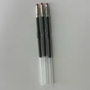 Pack of 3 Plastic Pen Refills - Blue, Red, or Black Ink
