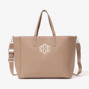 Monogrammed Carry On Travel Tote - With Luggage Trolley Sleeve