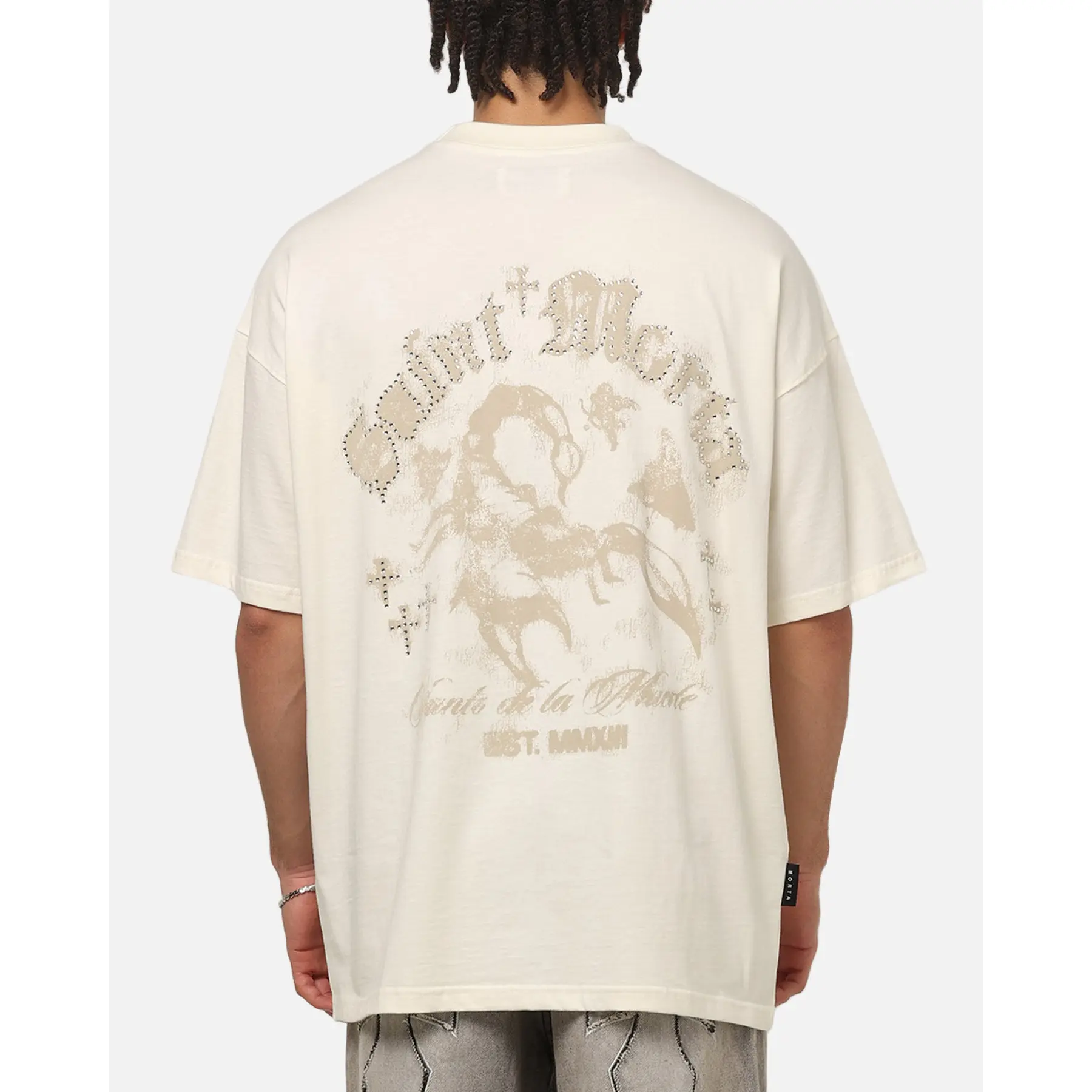 Saint Morta Scorpion Boxy T-Shirt Off White