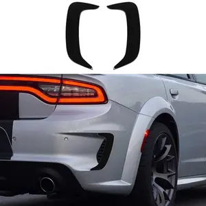 For 2011+ Dodge Charger Rear Fender Side Vents Air Wing Spoiler Cover Trim tiktokshopspringglowup