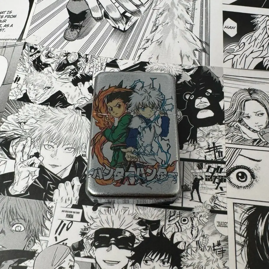 Gon Killua Powers HxH Anime-Inspired Universal Lighter Case - Stylish Durable Protective, Lightweight