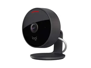 Logitech Circle View Weatherproof Wired Home Security Camera With Logitech View Video, 180° Wide Angle, 1080P Hd, Night Vision, 2-Way Audio, Tilt For Privacy, Encrypted, Apple Homekit Secure Video