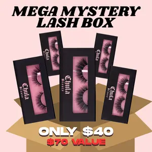 Build Your Box W/ 5 Lash Pairs - MEGA Bundle TikTok Exclusive | Chula Beauty - Luxury Silk Lashes | Medium to Long Length and Volume