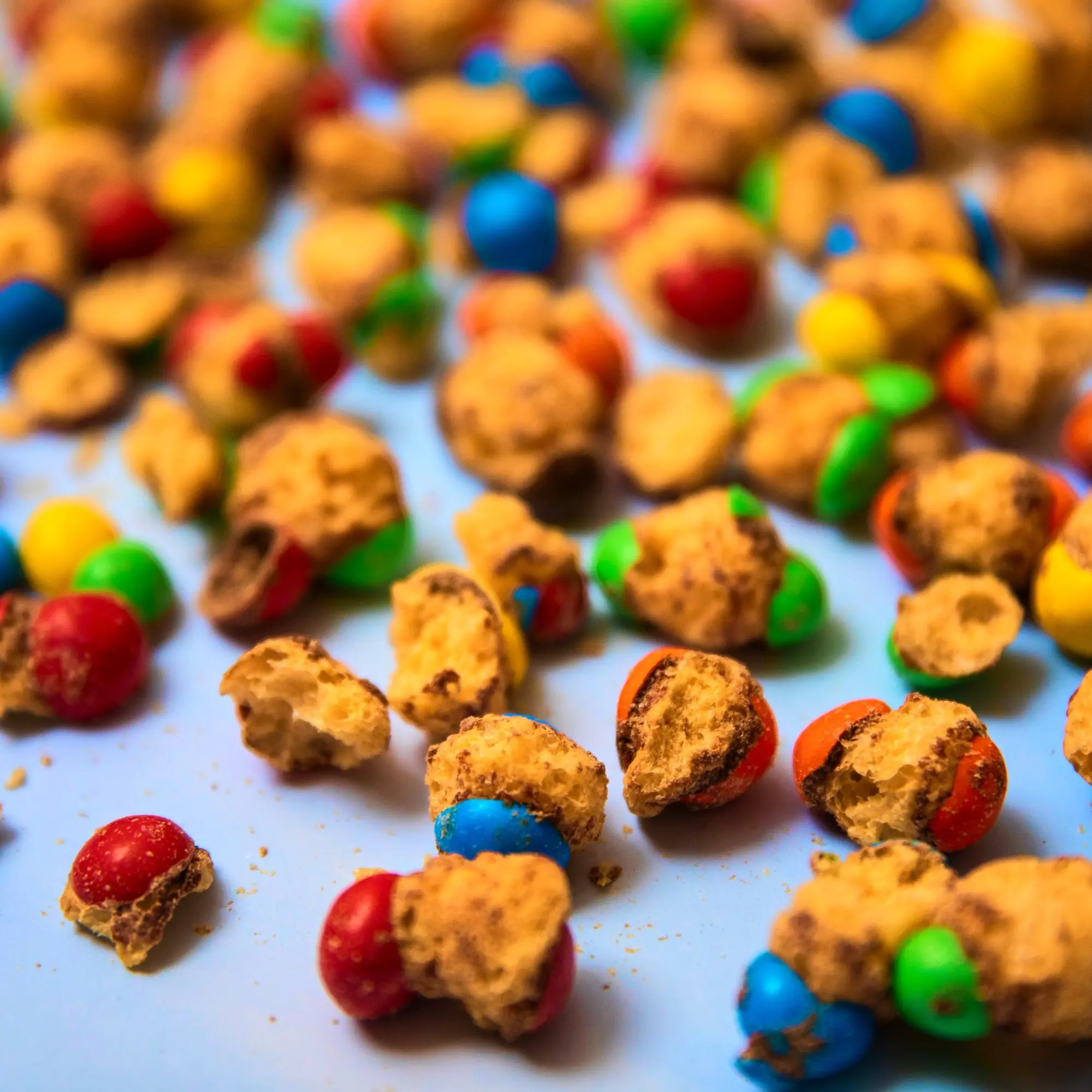 Freeze Dried Chocolate Caramel Galaxies by Astro Sweets- Puffy, Crunchy Chocolate Cararmel Candy!