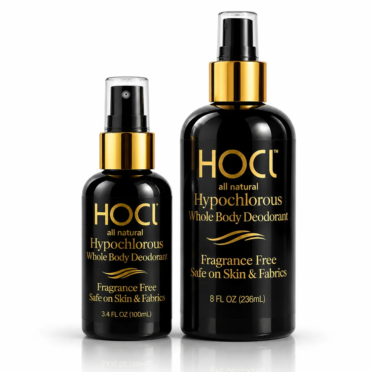 Think Smarter Products whole body deodorant spray | HOCl deodorizing spray | aluminum-free, fragrance-free, skin & fabric friendly