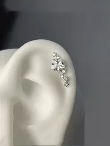 1pcs Cute Exquisite Elegant Fashion Stud Earrings Jewelry Studs Earrings Multiple Stars Cubic Zirconia for Woman Daily Vacation Music Festival Party Christmas Day, Gift for Her