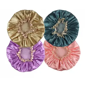 4 Pack Bright Colored EVA Shower Caps, Double Layer ,  & Durable,  Hair Protection, Shower Cap for Women, Ideal for Shower, Bath & , Multi-Use Daily Hair Care Caps