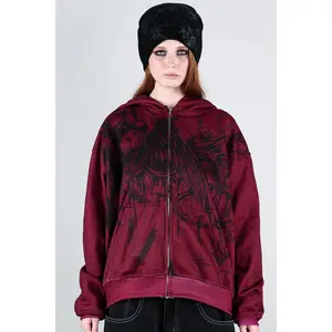 Slate Zip Hoodie (Rouge)