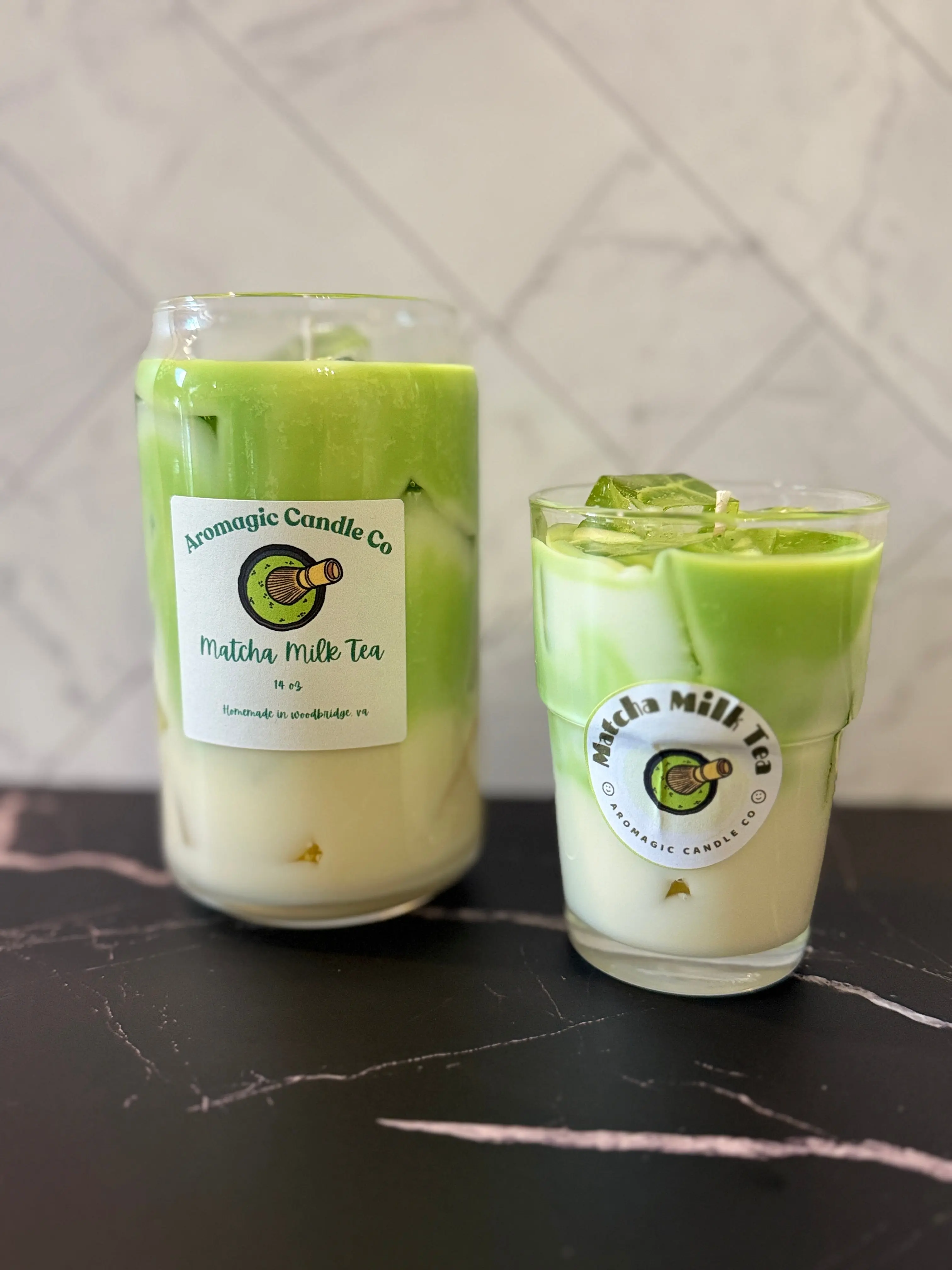 Matcha Milk Tea Candle
