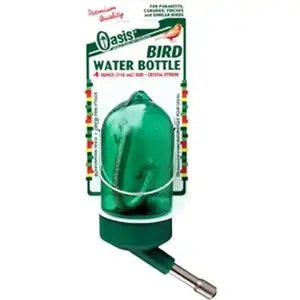 Oasis Bird Water Bottle Green
