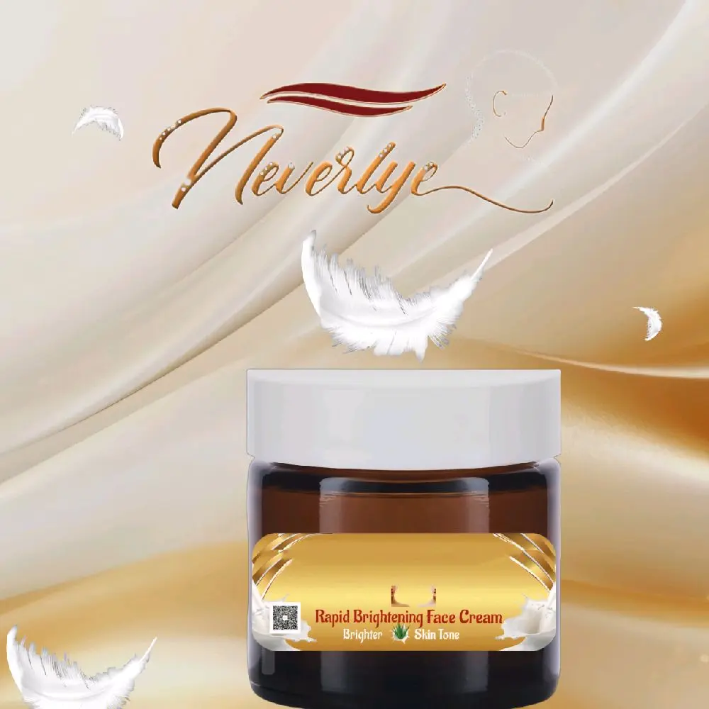 2-Neverlye Rapid Brightening 2pcs Face Cream Kit for Luminous Brighten Soft Even Tone Skin Care 1.Oz