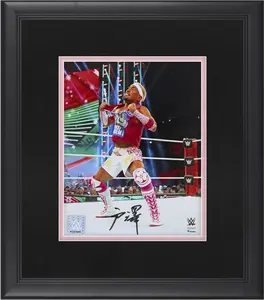 Akira Tozawa WWE Framed Autographed 8" x 10" Ripping Shirt Photograph - Fanatics Authentic Certified