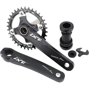 Mountain  Crankset Hollow Integrated Crank axle  Single disc Crank 32T 34 36T