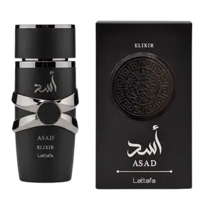 Lattafa Asad Elixir for Men 3.4 Ounce (100ml) Eau De Parfum Spray Perfume Fragrance Amber Woody