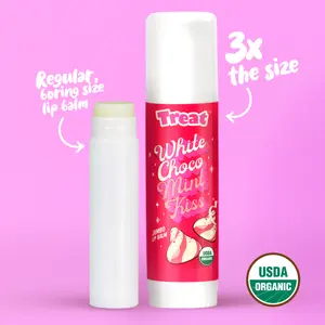 White Choco Mint Kiss Jumbo Organic Lip Balm