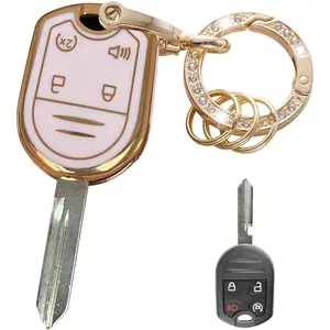 for Ford Key Fob Cover Protective Holder Fit for Ford F150 F250 F350 Expedition Explorer Lincoln MKX Navigator