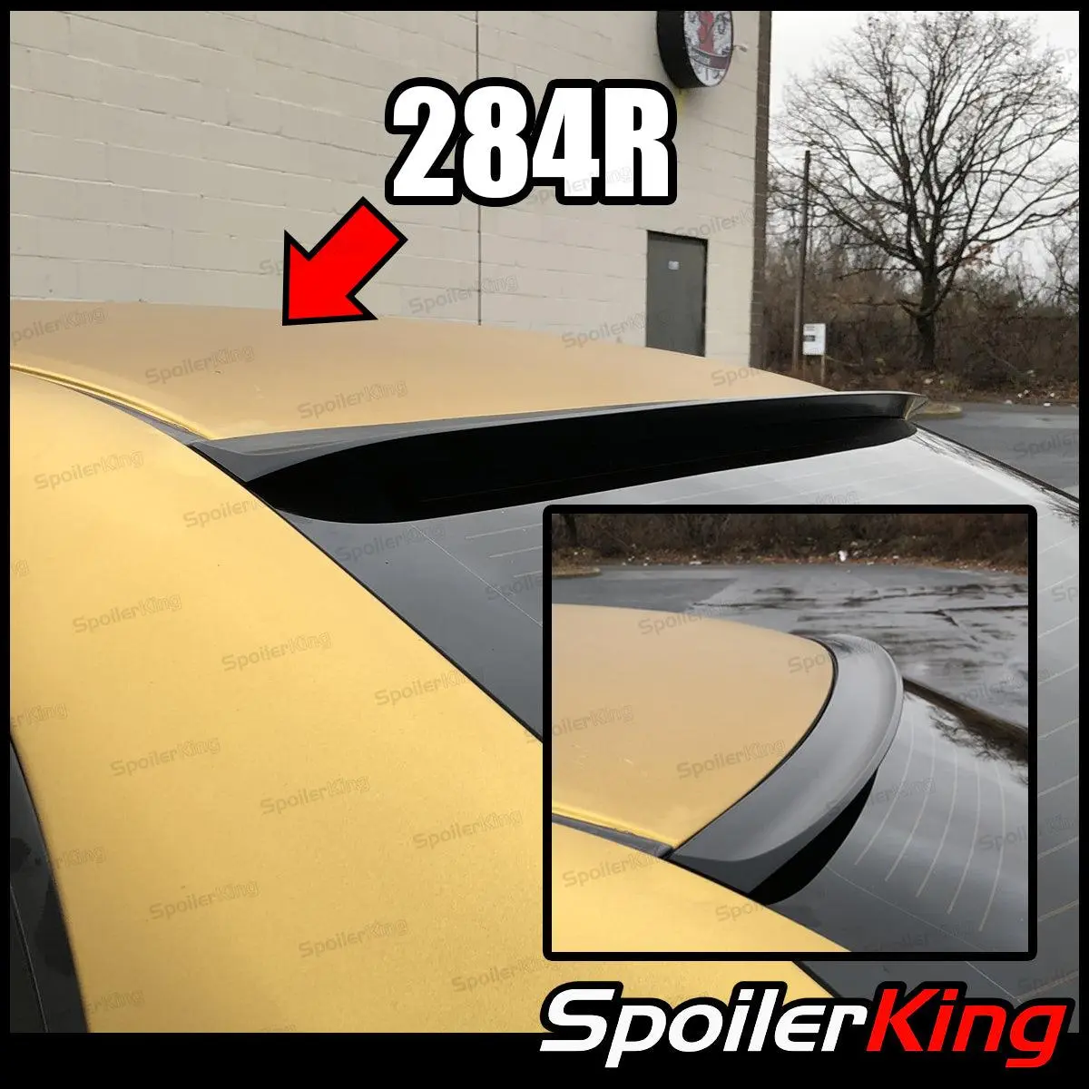 Spoiler King Car Rear Spoiler for Mazda 626 (1997-2002), Rear Window Roof Design, Part No. 284R