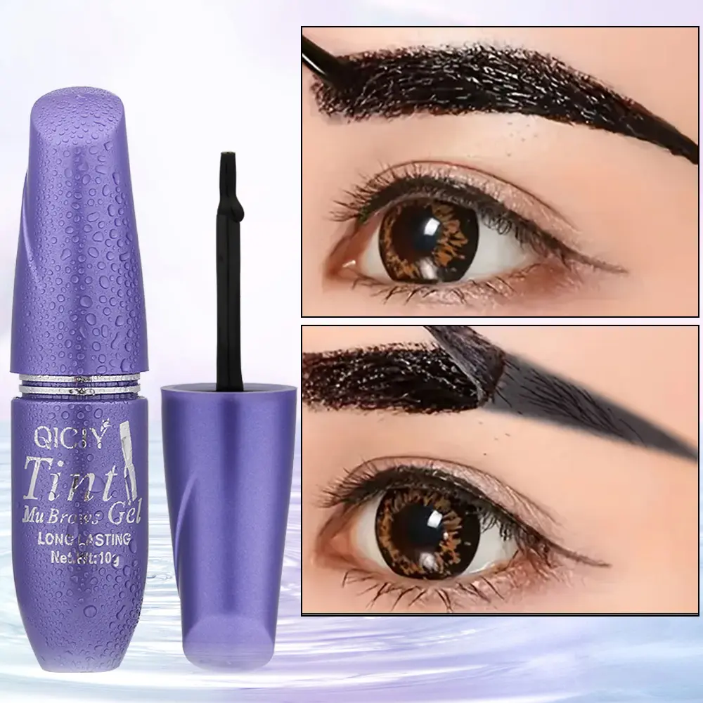 【BOGO】Upgraded Easy Peel-Off Eyebrow Gel - Waterproof & Sweatproof, Long-Lasting Black Brown Tattoo Tint, Film Forming, 4 Color Options