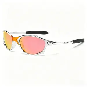 Y2K Retro Large-Frame Unisex Decorative Glasses with Hip-Hop Multi-Functional Style for Europe and America Fashion, Suitable for Any Face Shape, Durable and Comfortable Summer Sports Sunglasses Sporty Sunglasses