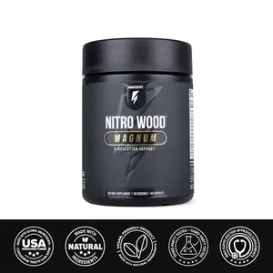 Inno Supps Nitro Wood Magnum | Trusted Formula for Active Energy, Circulatory Support, and Stamina Muscle Supplement Protein Nutrition Supplement