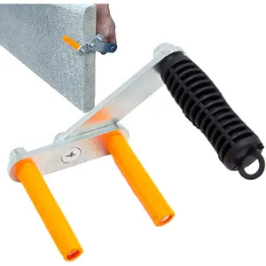 Drywall Carrying Tool Plywood Carrier Panel Lifting Clamp Glass Handle Carry Load Lifter Portable Multi Function Steel Stripper for Doors Glass with Adjustable Puller Panel