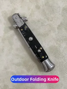 Camping folding knife, EDC pocket outdoor knife, comfortable grip, for hiking, fishing, peeling