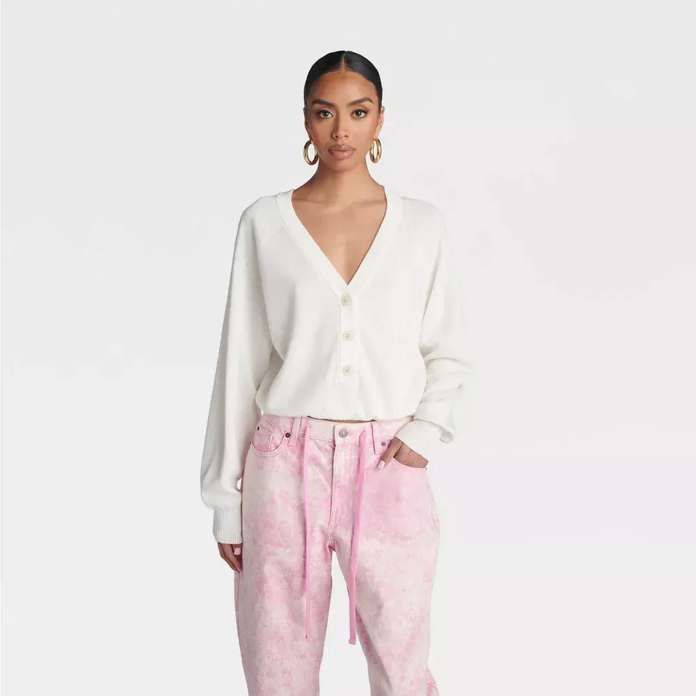 KBB by KAHLANA Women's 'The Cropped Bubble Sweater'