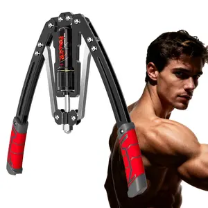 Hydraulic Power Twister – Adjustable 22-440lbs, Easy to Use, Full Upper Body Training (Arms/Chest/Shoulders) with Multiple Arm Strengthening Exercises body workout adjustable chest