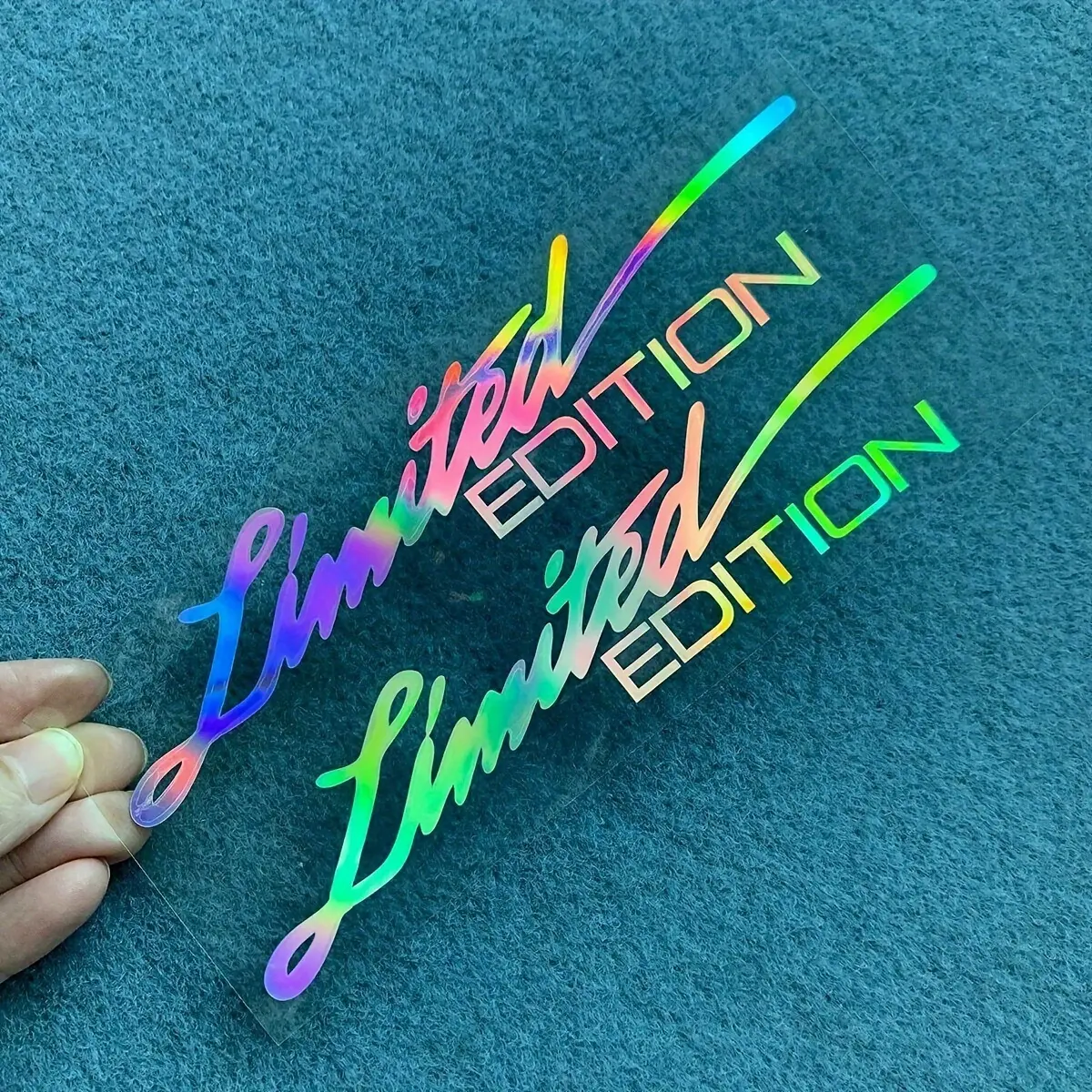 Set of 2 Limited Edition Reflective Car Decals, Car Styling Decals - Limited Edition design, colors Laser cut vinyl stickers - Easy to apply and remove, durable weatherproof PVC Suitable for cars, motorcycles, trucks and bicycles