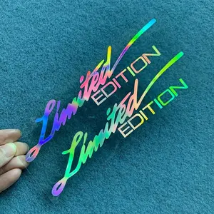 Set of 2 Limited Edition Reflective Car Decals - Radical "Limited Edition" design, exciting colors Laser cut vinyl stickers - Easy to apply and remove, durable weatherproof PVC Suitable for cars, motorcycles, trucks and bicycles, car vinyl stickers