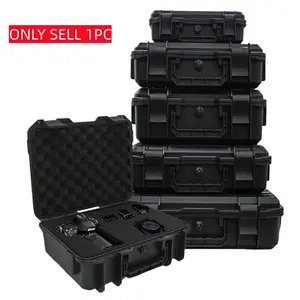 Waterproof Hard Carry Case Bag, Tool Case with Pre-cut Sponge Storage Box, Safety Protector Organizer, Hardware Toolbox, Tool Holder