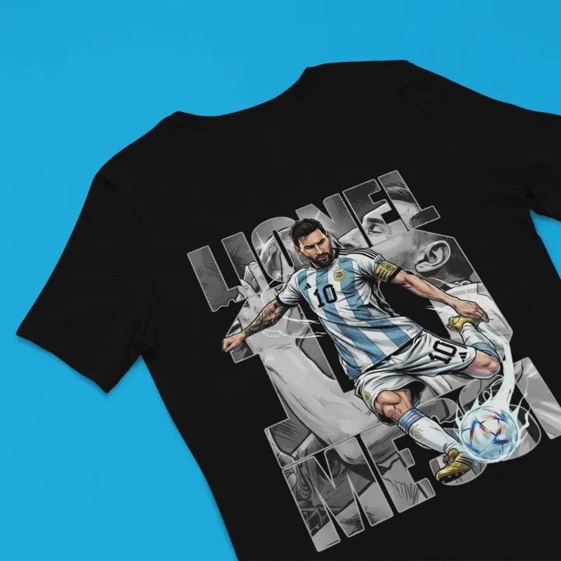 Camisa negra messi