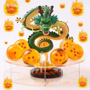 Dragon Ball Z  Model Set Includes a Dragon Sculpture, 3.6cm Crystal Ball Base and a Gift Box. Home Decoration and is Also a Suitable Gift for Halloween and Christmas summervibes