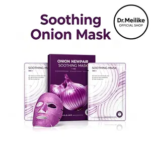 Soothing Onion Mask,Onion extracts for clear skin,Moisturizing & Nourishing, Skin density care,RED ONION FORMULA Soothes and comforts the skin base,For Any Occasion,Calms Redness & Hydrates,25ml/0.84fl.oz.x5ea