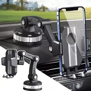 Truck Cars Phone Holder Mount Heavy Duty Truck Dashboard Windshield Long Anti-Shake Smartphone Stand Holders Adjustable