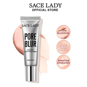 SACE LADY Pore Blur Mattifying Primer Pore Eraser Oil Control Long-Lasting Power Grip Primer for Face Before Makeup Glow Velvet Priming Moisture Cream with Hyaluronic Acid Niacinamide