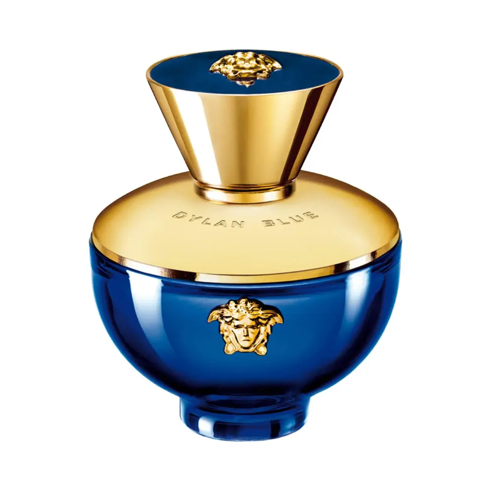 Versace Dylan Blue Pour Femme Eau de Parfum Spray, 3.4 oz EDP Fragrance for Adult Women, Floral Perfume with Aromatic Woody & Deep Floral Notes