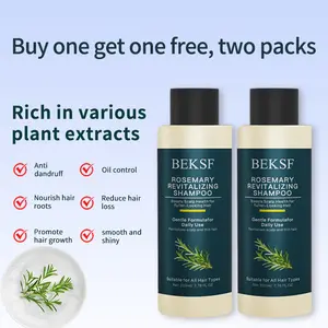 【Buy 1 Get 1 Free】BEKSF Anti-hair loss shampoo oil control anti-dandruff hair care rosemary repair reduce hair loss scalp cleansing conditioner 220ML Moisture Haircare Cleanser Hydrate Moisturizer Hydrating Moisturizing