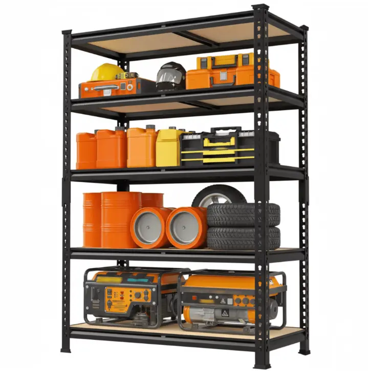 Prilinex 72" H Garage Shelving Heavy Duty 1500 LBS 5 Tier Storage Shelves Adjustable Shelf Rack for Garage Pantry Closet 36" W x 16" D x 72" H