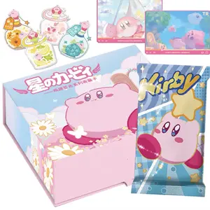 【Full Redeem】Star kirby collectible cards-10pac+1booster(full redemption:keychain+plush+binder+figure)