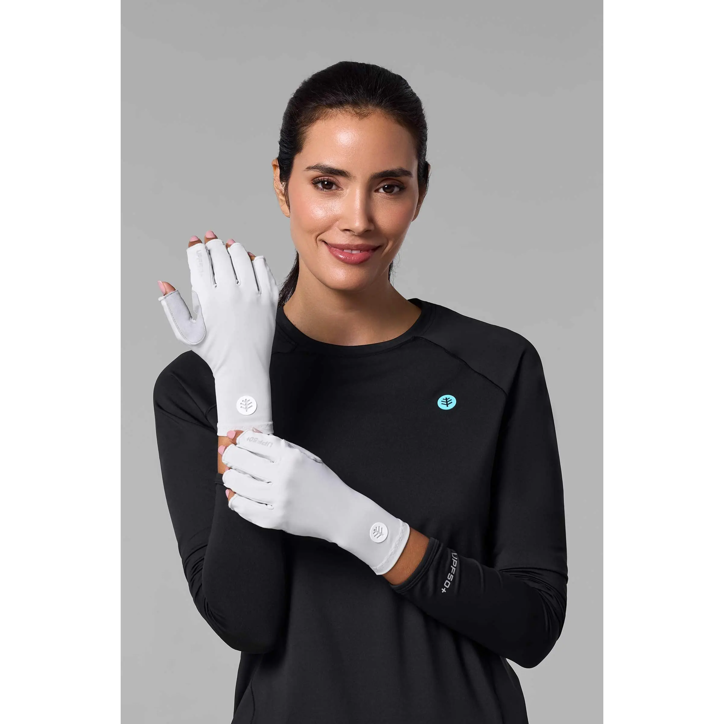 MaxShield | Unisex Multi-Sport Fingerless Gloves | Sleek Grey