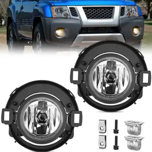 Nilight 2010 2011 2012 2013 2014 2015 Nissan Frontier 2005 2006 2007 2008 2009 2010 2011 2012 2013 2014 Xterra Fog Light Assembly Clear Lens