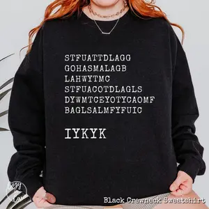 Book Acronym Shirt, STFUATTDLAGG Sweatshirt, Dark Romance Reader Sweater, Funny Spicy Booktok Shirt, LAHWYTMC Bookish Humor Gift